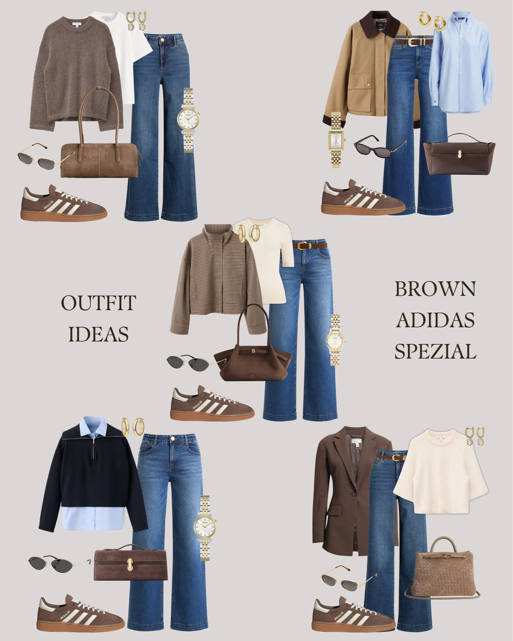 5 Ways to Wear Brown Adidas Spezial Sneakers This Fall!🍂👟 If you’re investing in one pair of sneakers this season, make it the classic brown Spezial.🤎 The rich colour and suede texture are perfect for fall, blending beautifully with blue, brown, beige and navy tones and pairing effortlessly with jackets, blazers, and sweaters.✨

#LTKjeans #LTKshoes #LTKstyletip