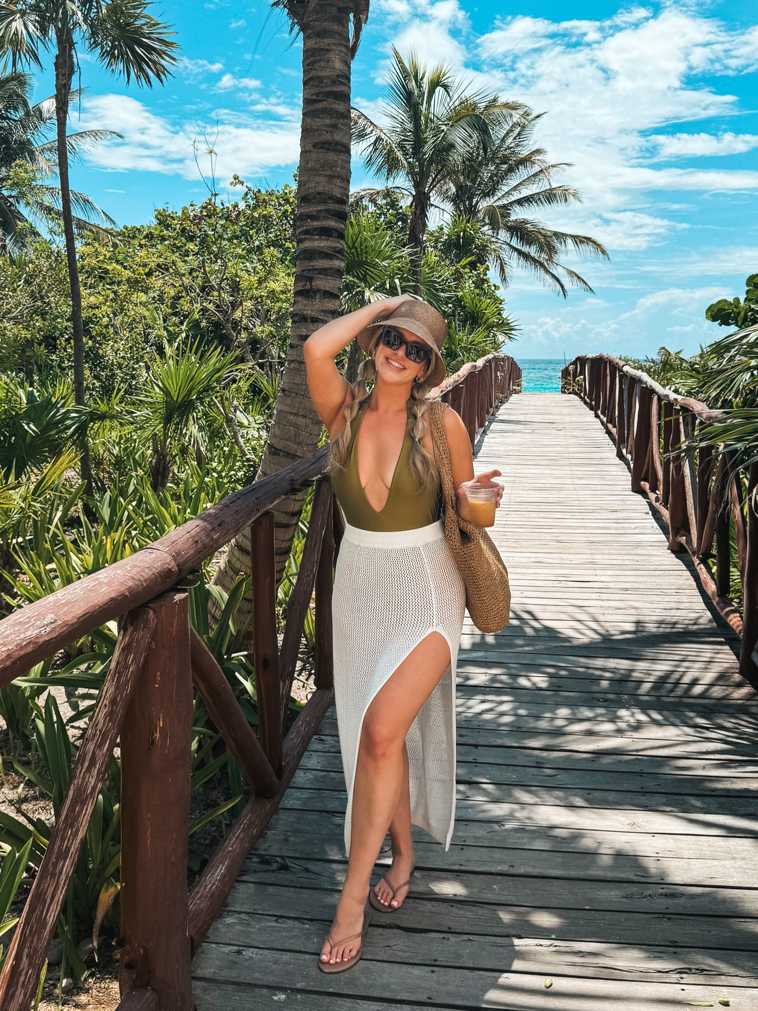 Got so many compliments on this green one piece! My exact skirt is sold out but I linked similar ones 💚

#LTKSwim #LTKTravel #LTKSeasonal