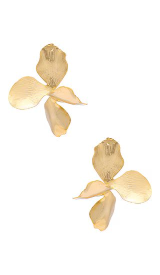 Hyacinthe Earring in Gold | Revolve Clothing (Global)