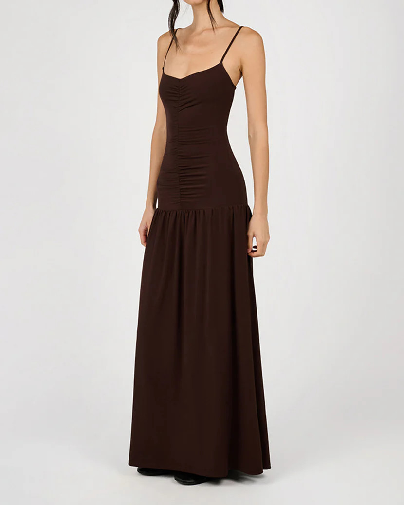 Ruched Front Scoop Maxi Dress | We Wore What