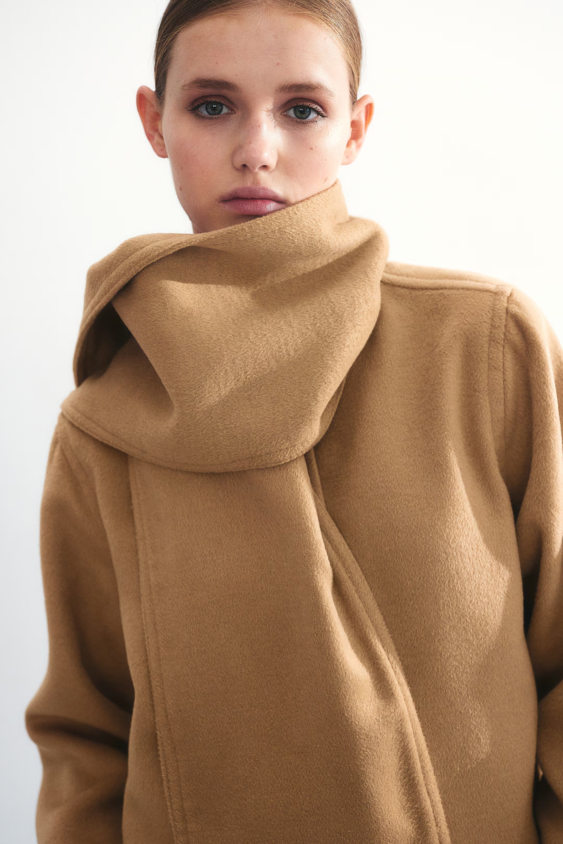 Felted Jacket with Scarf | H&M (US + CA)