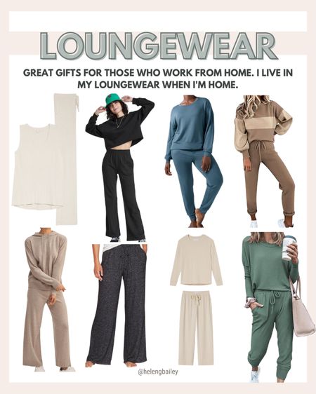 GIFT GUIDES: loungewear! Loungewear is a great gift for those who work from home or want to look put together when they are at home. 

#LTKhome #LTKHoliday