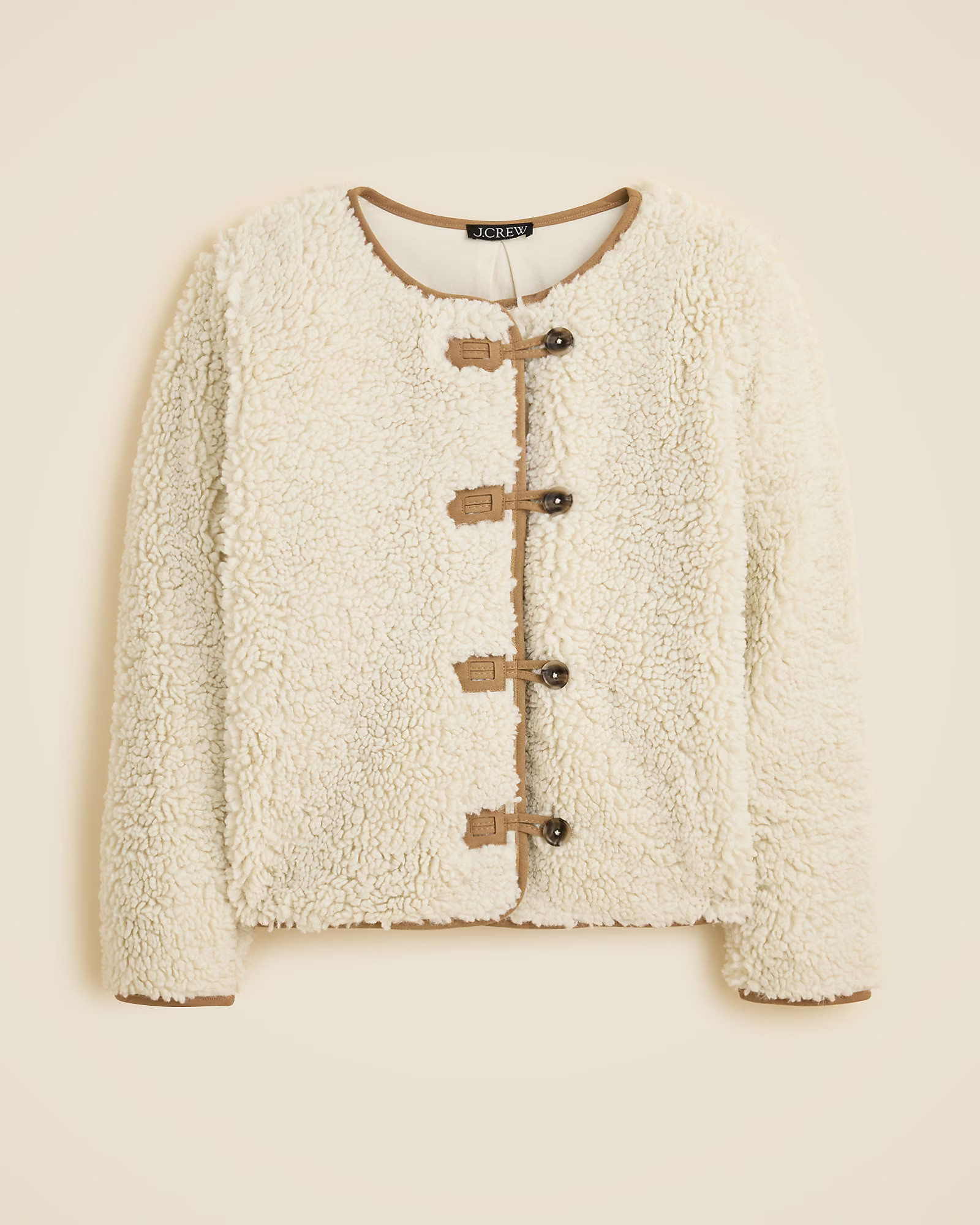 Sherpa fleece toggle jacket | J. Crew US