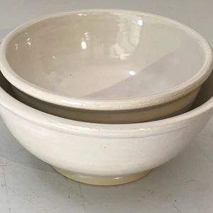 9 White Stoneware Bowl  BOWL94WH0G - Etsy | Etsy (US)