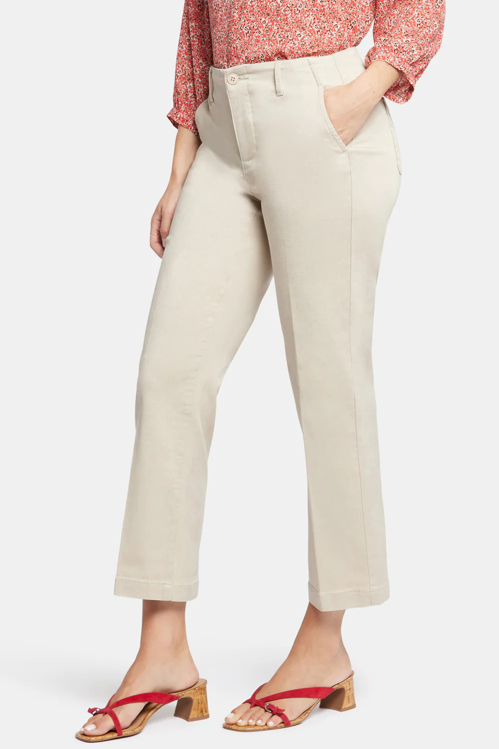 Marilyn Straight Ankle Pants - Feather | NYDJ