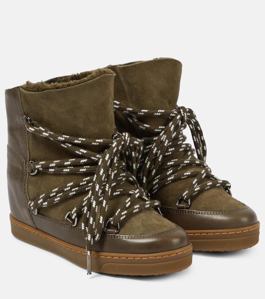 Isabel Marant Nowles leather sneakers | Mytheresa (UK)