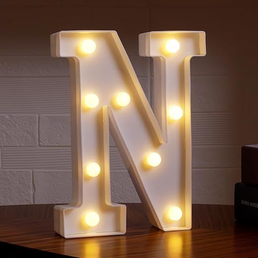 Led Marquee Light Up Letters, 26 Alphabet Light Up Letter Lights, Decorative Led Letters Lights, ... | Amazon (US)