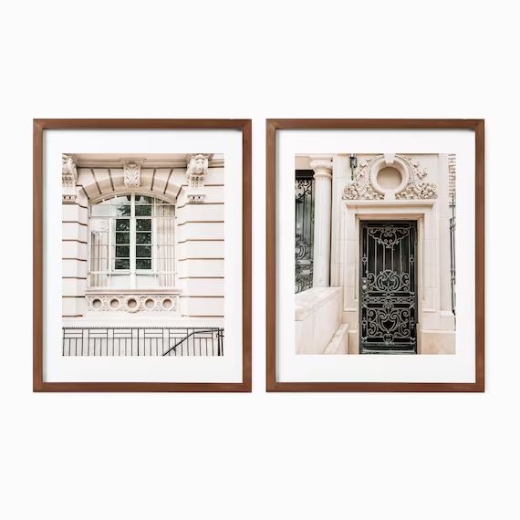 Set of 2 New York City Prints, NYC Architecture Uptown Photography in Manhattan (Cast Iron Door, ... | Etsy (US)