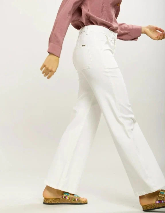 Crush Wide Leg - Ecru *NEW* | Law and Co