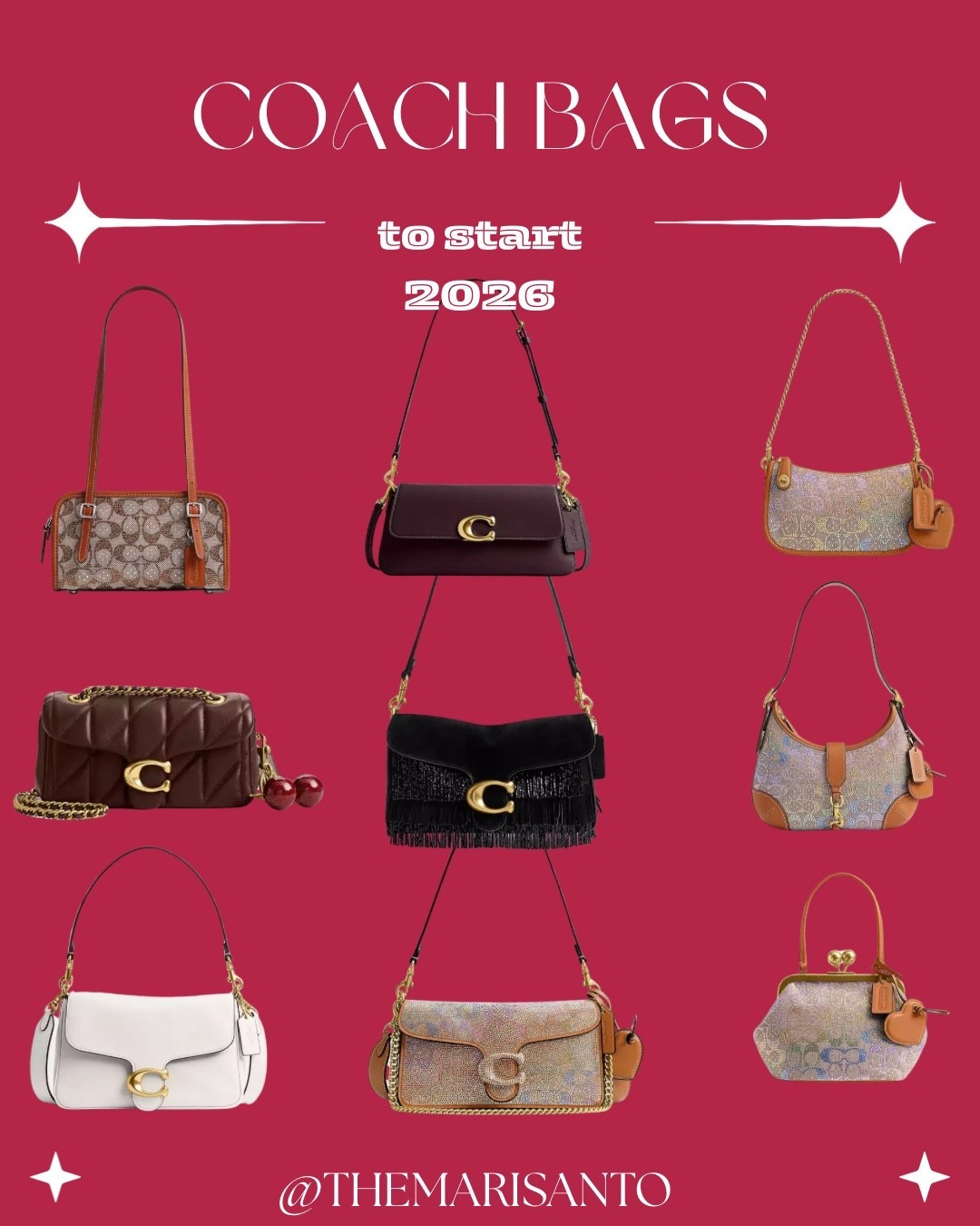 New year, new bags 👜✨
Starting 2026 with timeless Coach bags that never go out of style. Classic, chic, and perfect for everyday or date night.
Linked on my LTK — happy shopping 🤍 @coach

#LTKfinds #CoachBags #NewYearStyle #TimelessFashion #LTKAccessories #BagObsessed

#LTKootd #LTKHoliday #LTKGiftGuide