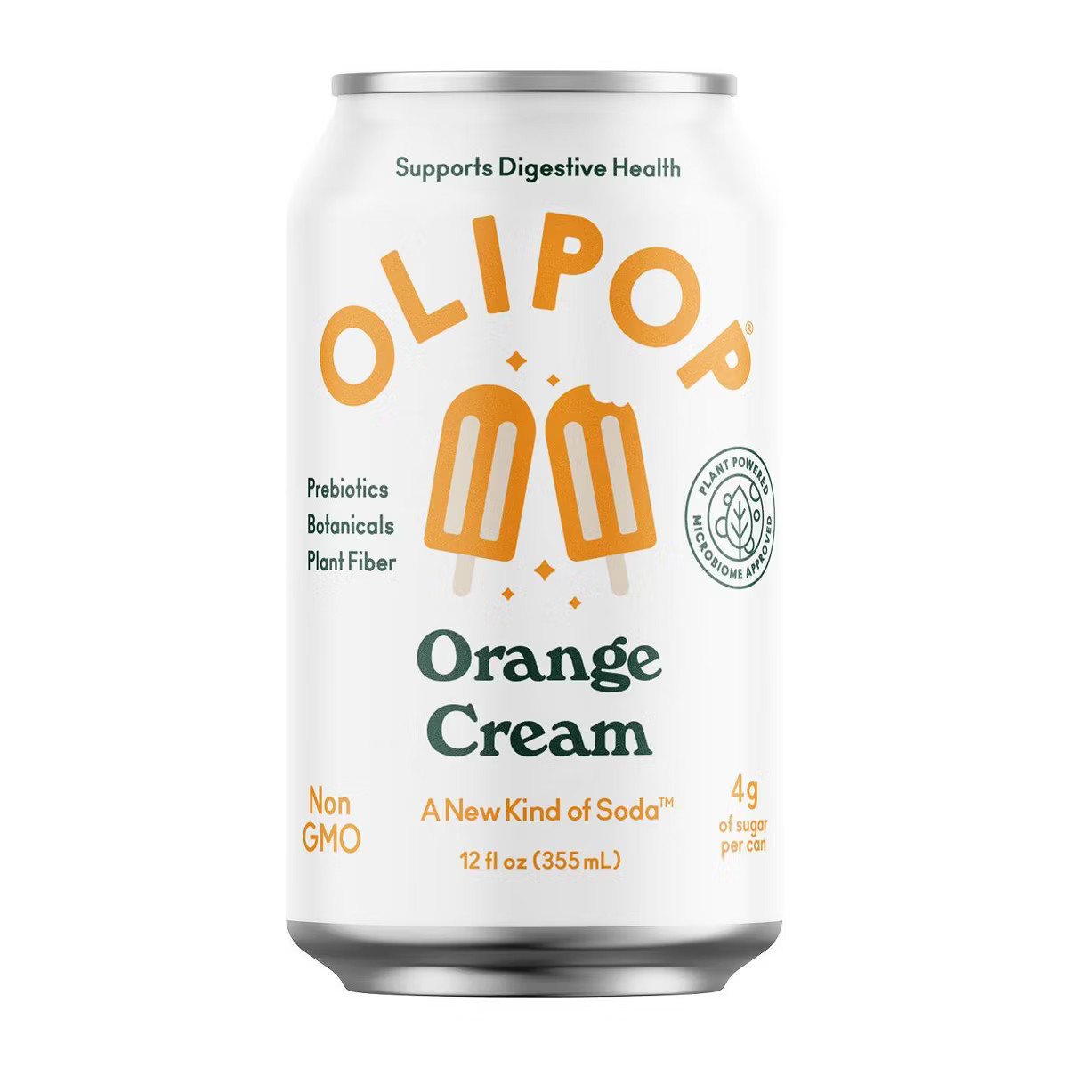 OLIPOP Orange Cream Prebiotic Soda - 12 fl oz | Target
