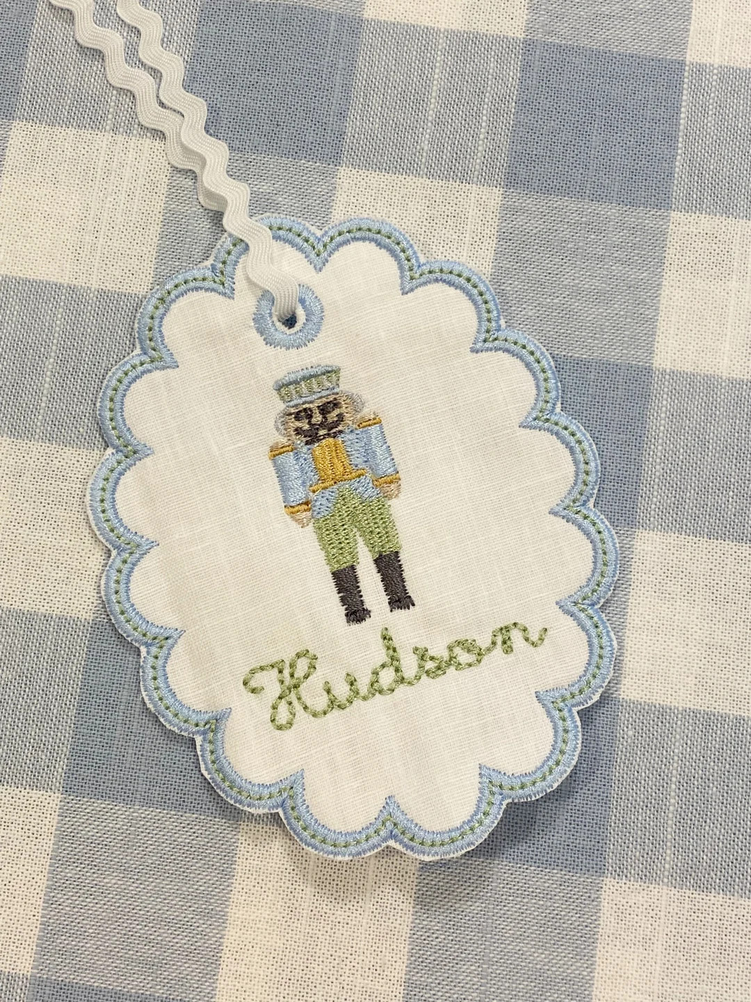 Embroidered Christmas Ornament Nutcracker Monogram - Etsy | Etsy (US)