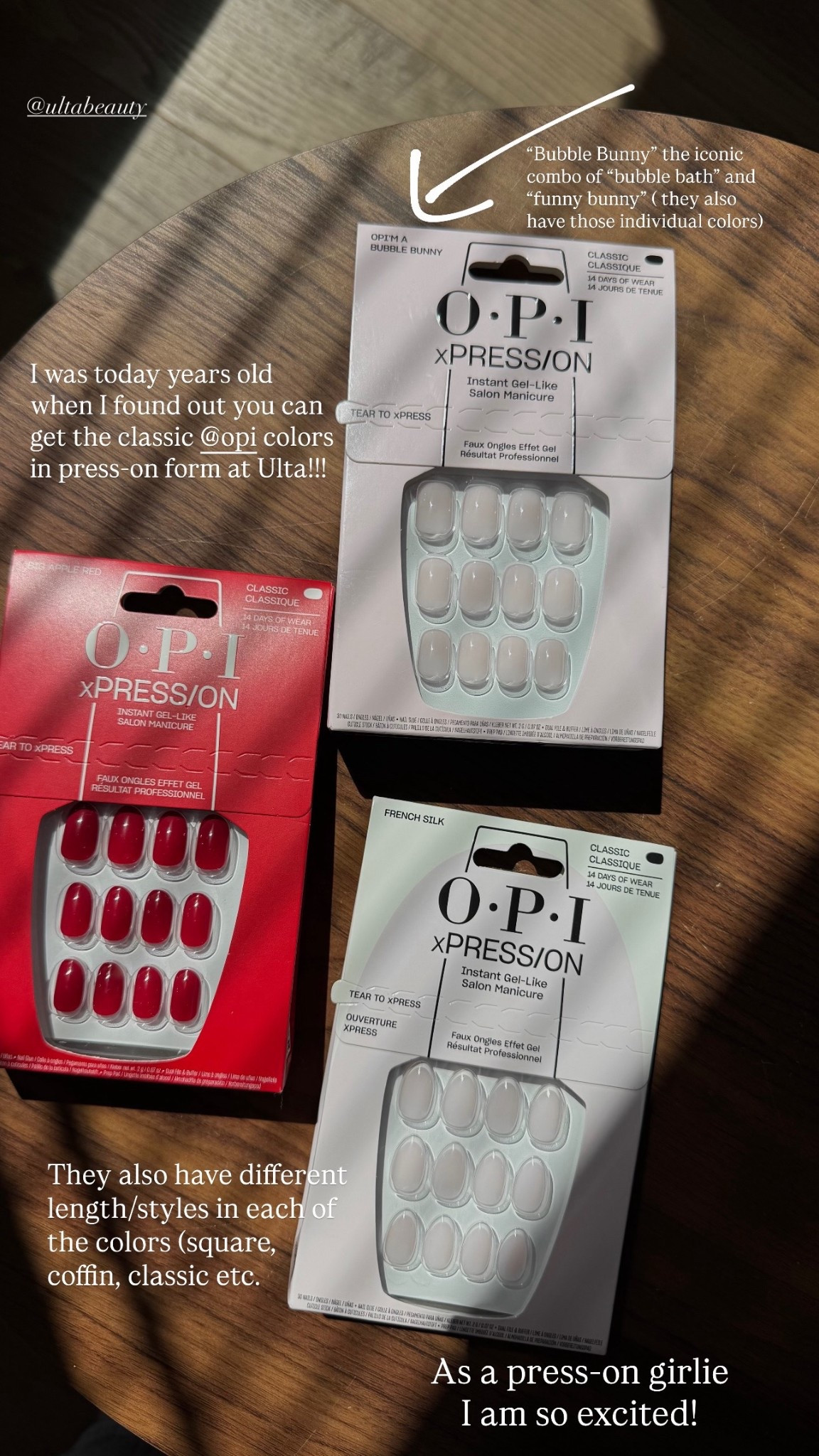 Opi iconic colors now in press on form! 

#LTKselfcare #LTKBeauty #LTKFestival