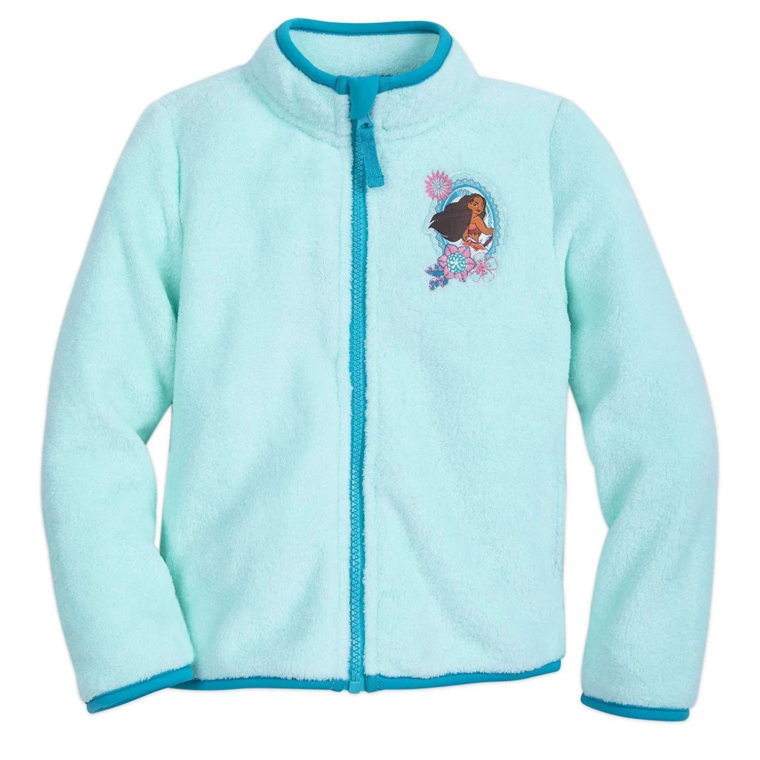 Disney Store Moana Zip Fleece Jacket Girl Size 5/6 - Walmart.com | Walmart (US)
