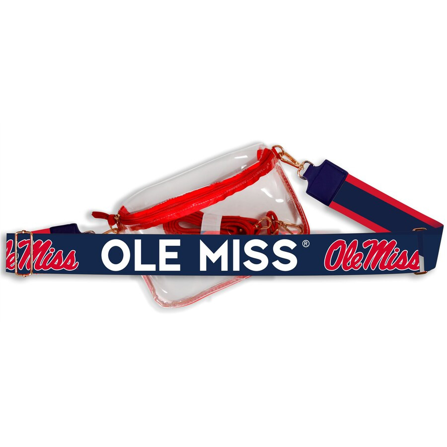 Ole Miss Rebels Women's Hailey Clear Purse with Logo Strap | Fanatics