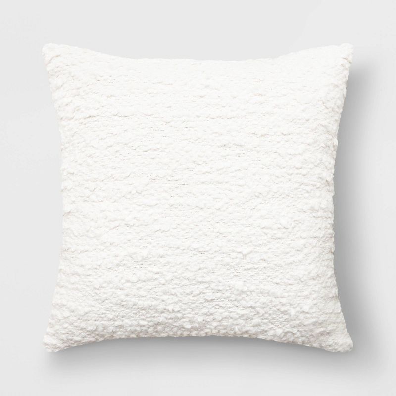Woven Cotton Textured Square Throw Pillow - Threshold™ | Target