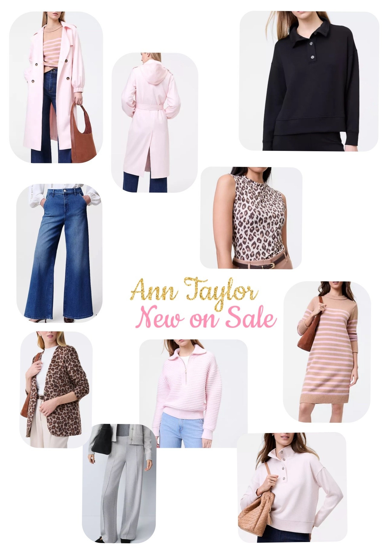 New looks from Ann Taylor are on sale and so freaking cute for all your weekend outings as well as work days! I love the trouser style jeans, raincoat and everything  in between! 

#LTKWorkwear #LTKSaleAlert #LTKTravel