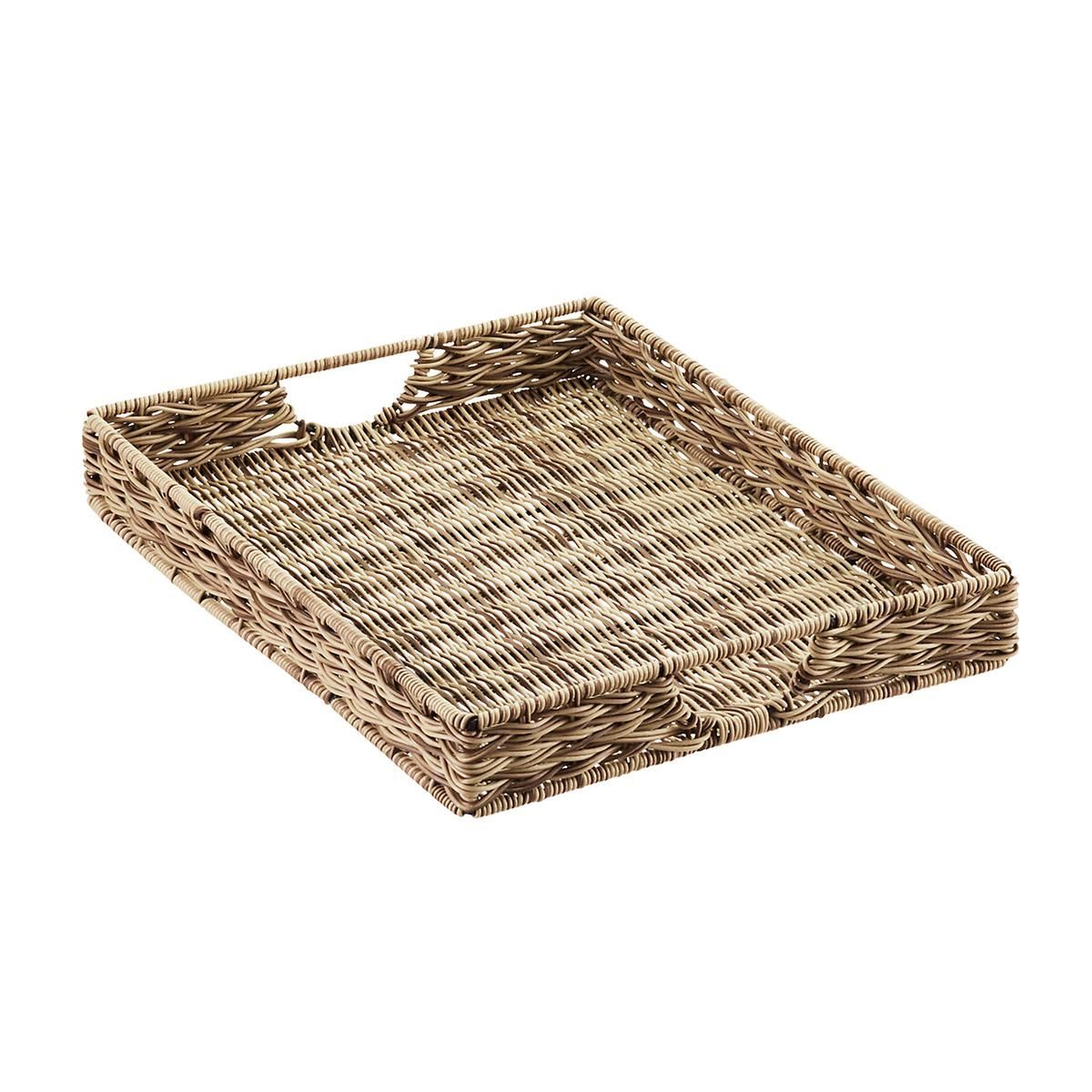 Ashcraft Serving Tray with Handles | The Container Store