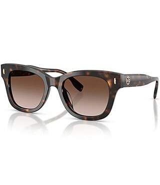 Tory Burch Women's TY7225U 51mm Square Gradient Sunglasses - Dark Tortoise/Brown | Dillard's
