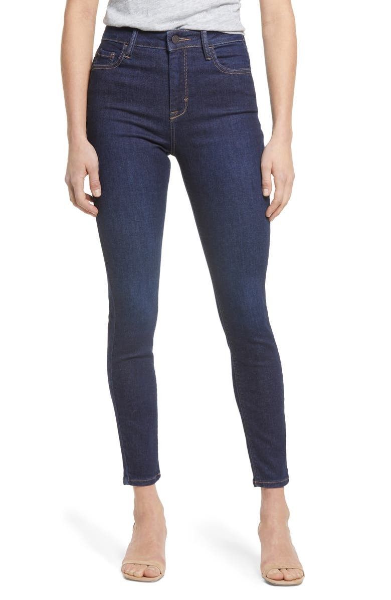 HIDDEN JEANS Clean High Waist Ankle Skinny Jeans | Nordstrom | Nordstrom