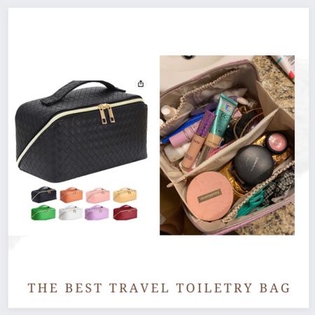 The best travel toiletry bag. It fits all of my makeup, makeup brushes, lotions and cleansers! Travel accessories. Makeup storage. Makeup organization. Flight attendant tips. Travel must haves. Vacation. Girls trips. Summer. Beach  

#LTKbeauty #LTKtravel #LTKunder50