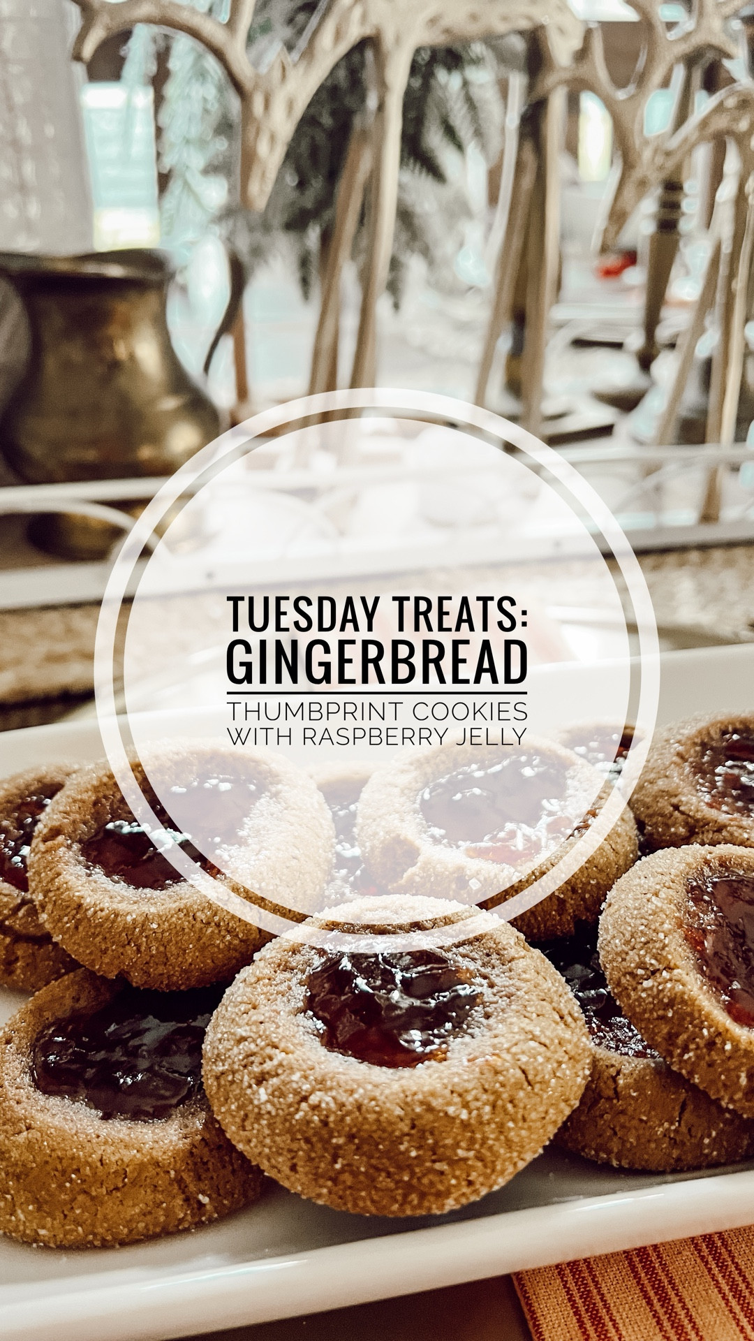 Just pulled the coziest Christmas cookies out of the oven for this week’s Tuesday Treats! 🎄✨
These gingerbread thumbprints stuffed with my Mimi’s homemade raspberry jelly… you guys, they are next-level delicious. The perfect festive bite for the season!
And be sure to use my code “MORNINGS_ON_MACEDONIA10” to get up to 25% off already discounted bundles at Caraway Home! 

#LTKCyberWeek #LTKGiftGuide #LTKHoliday