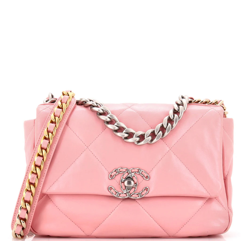 19 Flap Bag Quilted Leather Medium | Rebag