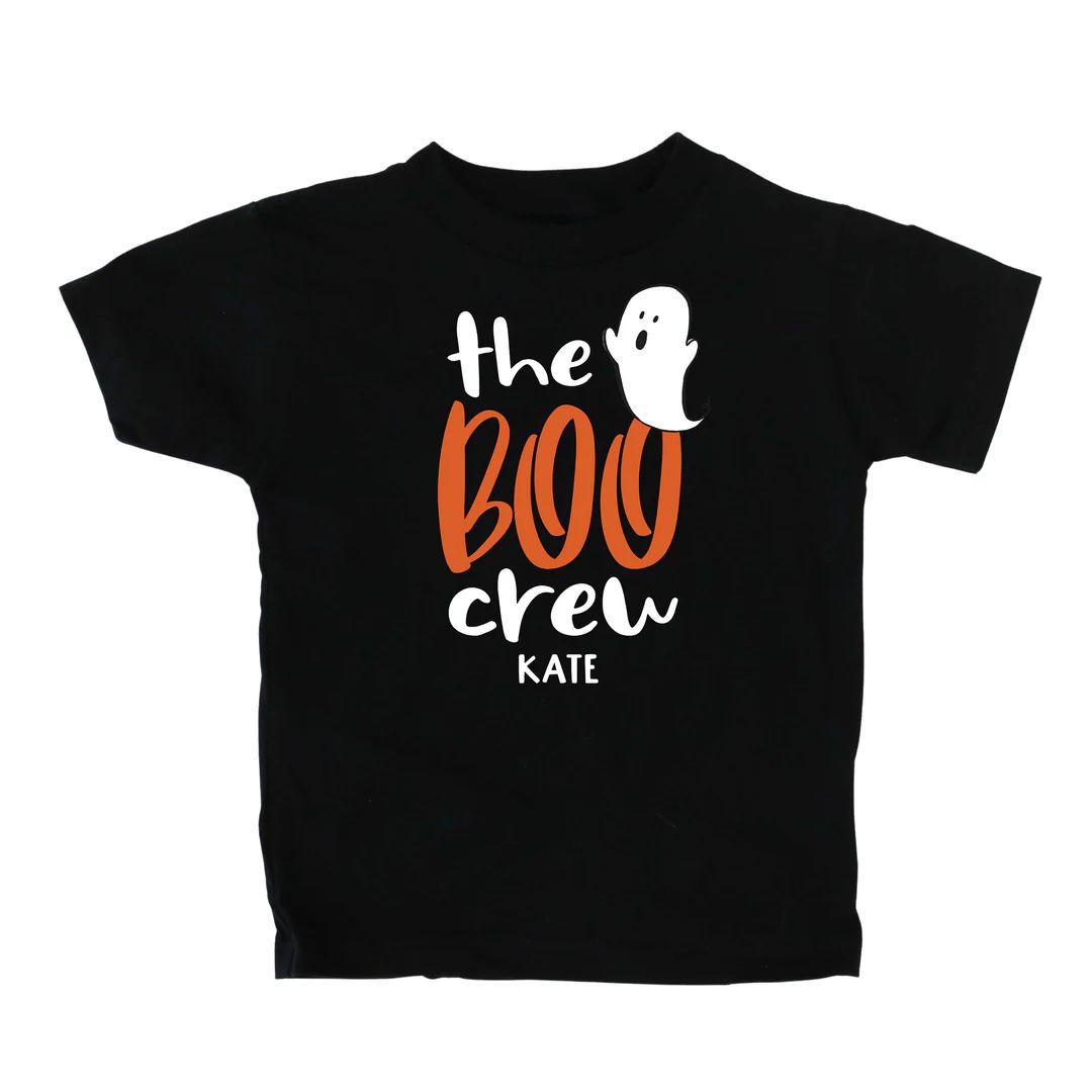 The Boo Crew Kids Graphic Tee | Black | Caden Lane