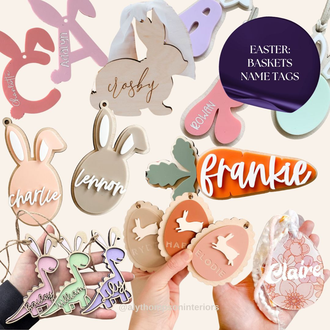 Easter Basket Name Tags | Name Tags | Easter Baskets | Gifts for Kids 

 #LTKSeasonal #LTKKids #LTKFamily