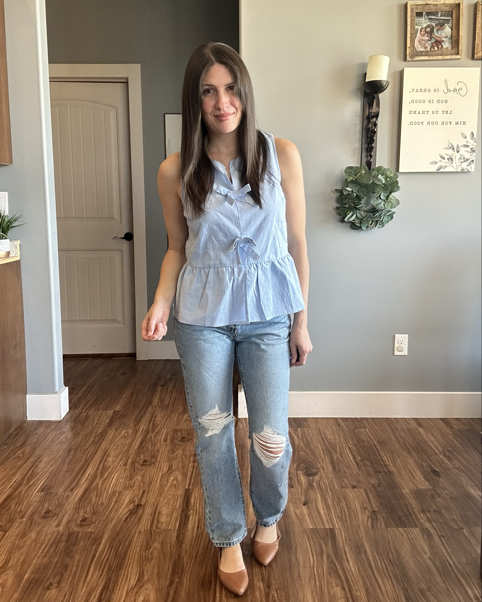 Cute and simple spring fit 

Spring outfit | spring style | casual outfit | outfit ideas | bow top | Amazon finds 

#LTKFindsUnder50 #LTKSeasonal #LTKStyleTip