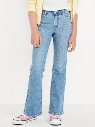 Wow High-Waisted Flare Jeans for Girls | Old Navy (US)