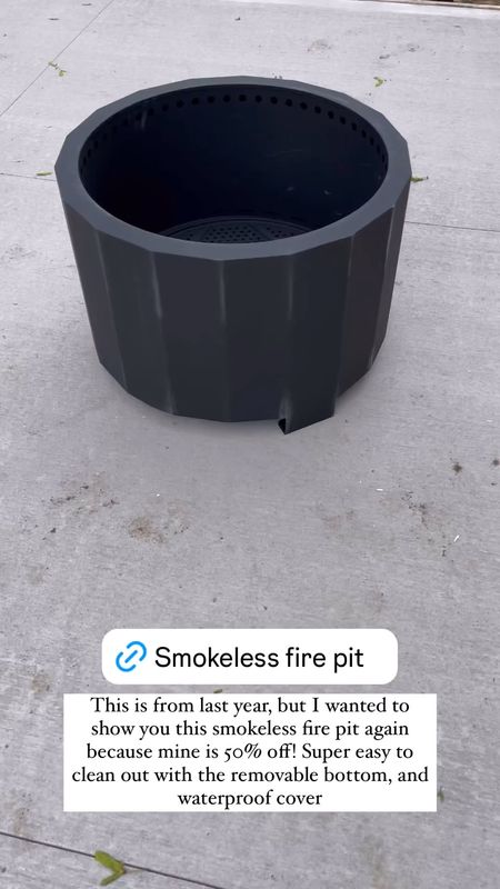 This smokeless fire pit has served us well. And it’s half off right now! Outdoor fire.

#LTKhome #LTKGiftGuide #LTKsalealert