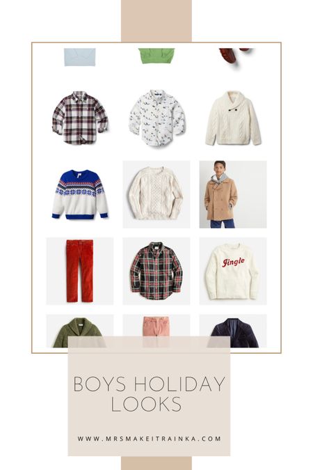 Holiday outfits for boys 



#LTKkids #LTKSeasonal #LTKHoliday