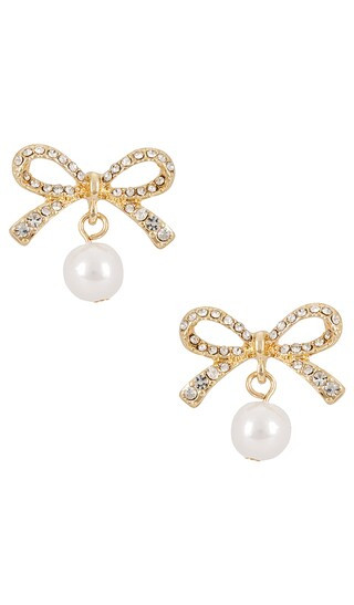 Martha Earrings in Gold | Revolve Clothing (Global)