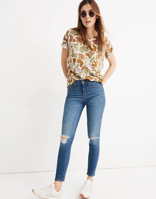 9" Mid-Rise Skinny Crop Jeans in Delmar Wash: Eco Edition | Madewell