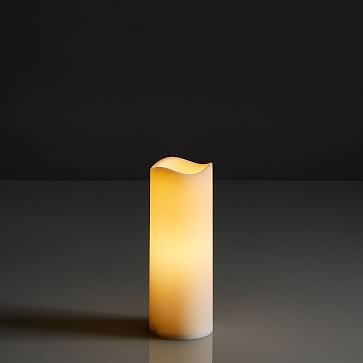 Indoor/Outdoor Flickering Flameless Pillar Candles | West Elm (US)