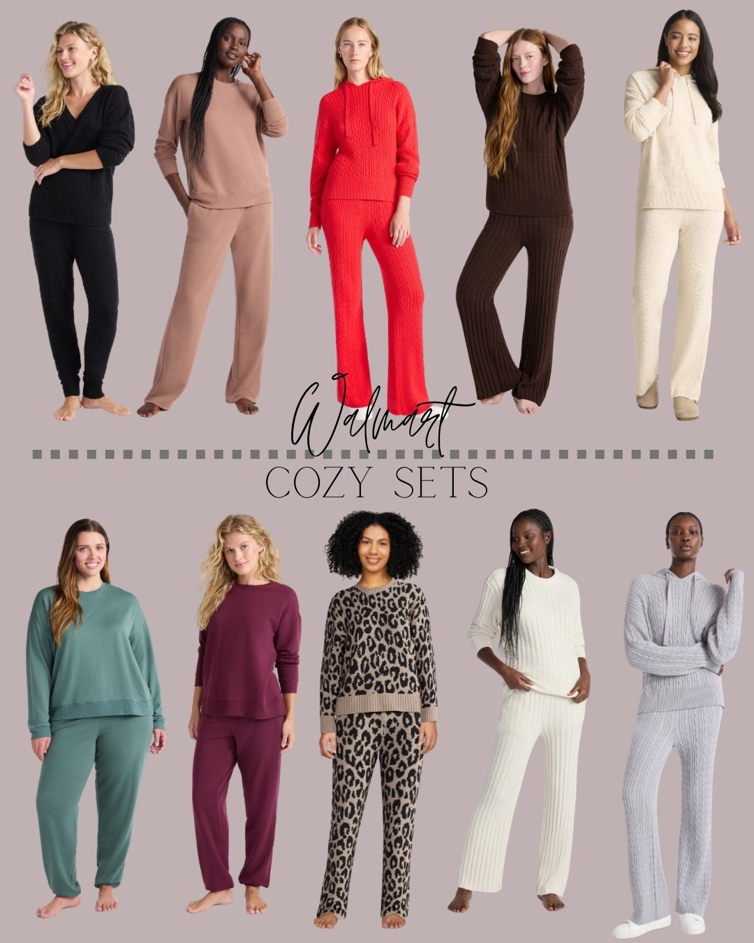 The holidays are always so go go go, so I love getting comfy cozy at home in one of these sets from @walmart! 

#LTKGiftGuide #LTKOver40 #LTKHoliday