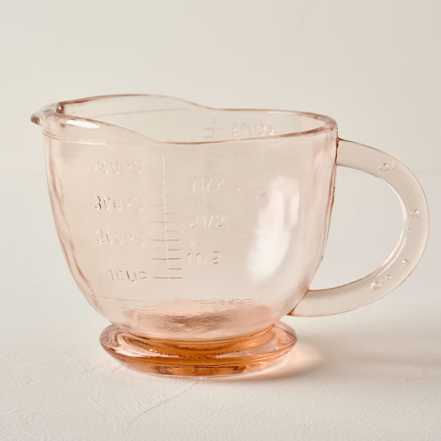 Blush Glass 4 Cup Measuring Cup | Magnolia