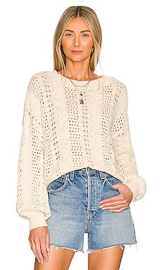 SPELL Road to Paradise Knit Jumper in Wheat from Revolve.com | Revolve Clothing (Global)