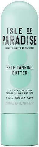 Isle of Paradise Self Tanning Body Butter - Hydrating Gradual Self Tan Body Butter for Illuminati... | Amazon (US)