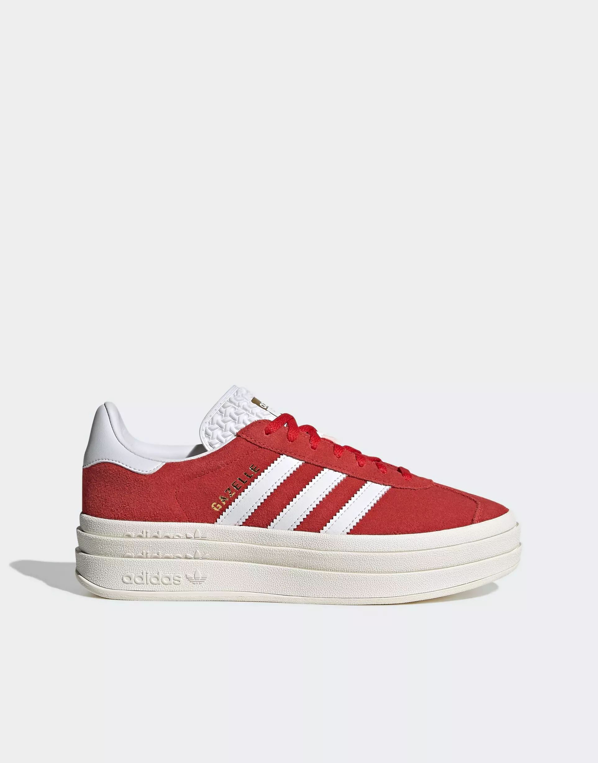 adidas Originals Gazelle bold trainers in red | ASOS (Global)