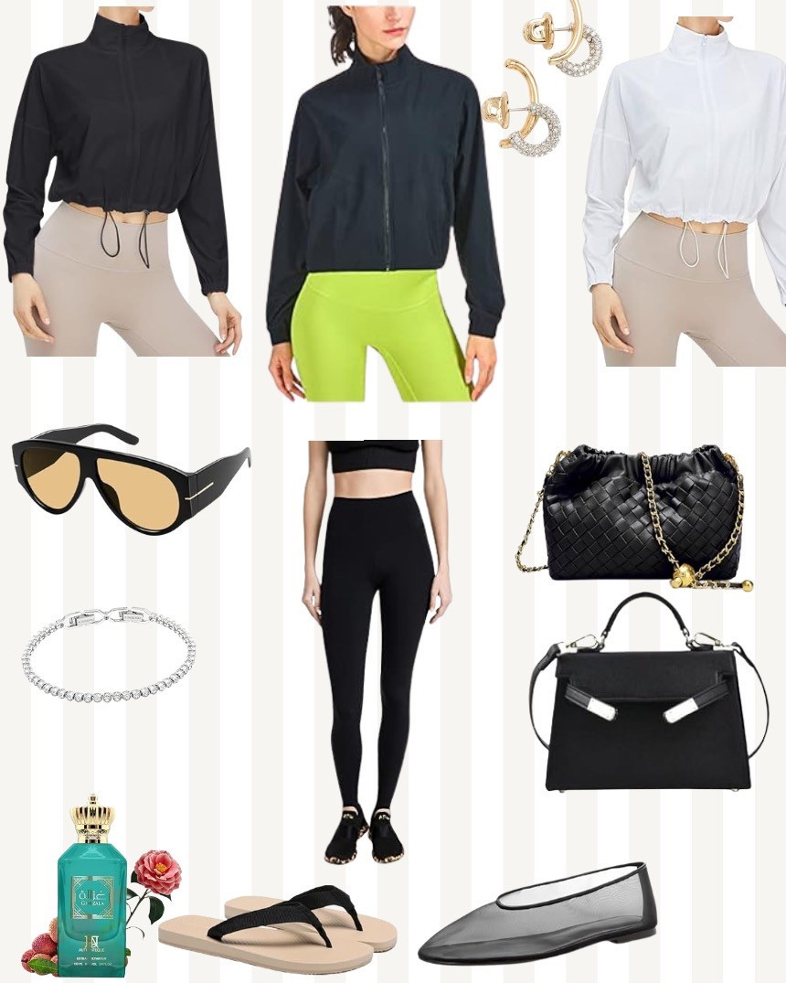 Summer trend. I'm loving how the windbreaker can be paired with stirrup leggings and make your casual look so rich!

#LTKActive #LTKSummerEdit #LTKSeasonal