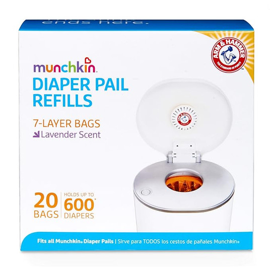 Munchkin Arm & Hammer Diaper Pail Snap, Seal and Toss ...