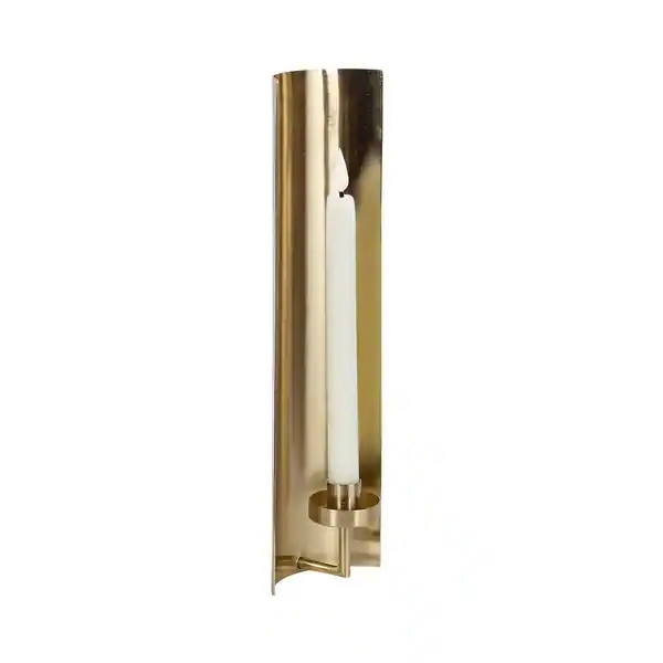 Kate and Laurel Taybron Metal Taper Wall Sconce - Bed Bath & Beyond - 43964381 | Bed Bath & Beyond