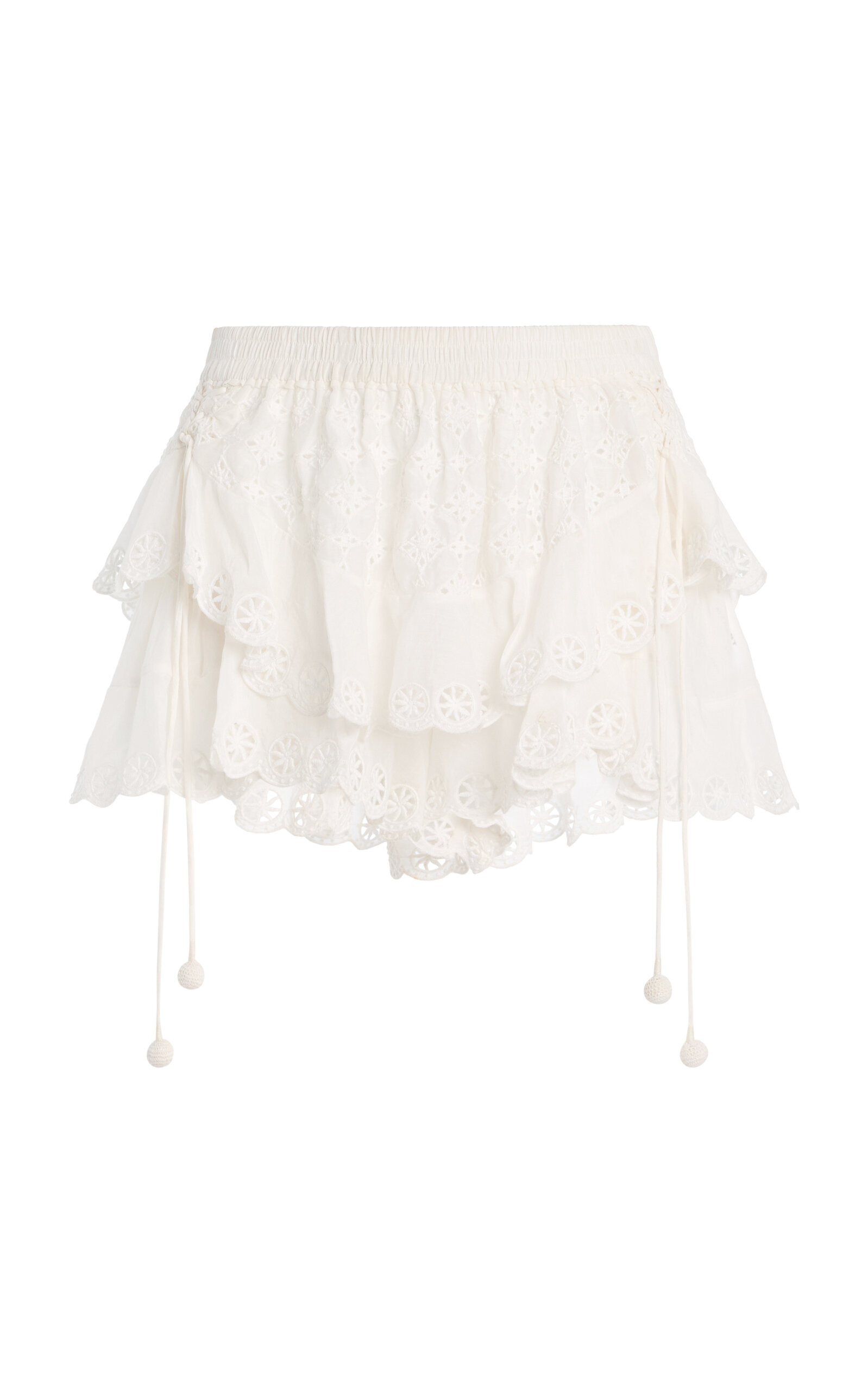 Neis Cotton-Silk Mini Skirt | Moda Operandi (Global)