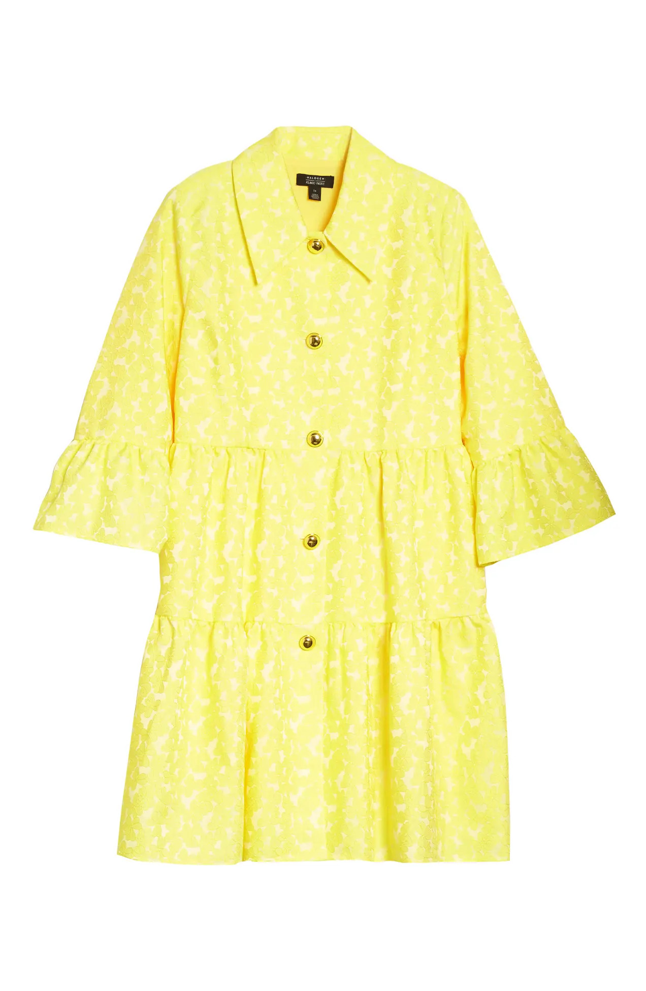 Halogen | X Atlantic-Pacific Floral Jacquard Swing Jacket | Nordstrom Rack | Nordstrom Rack