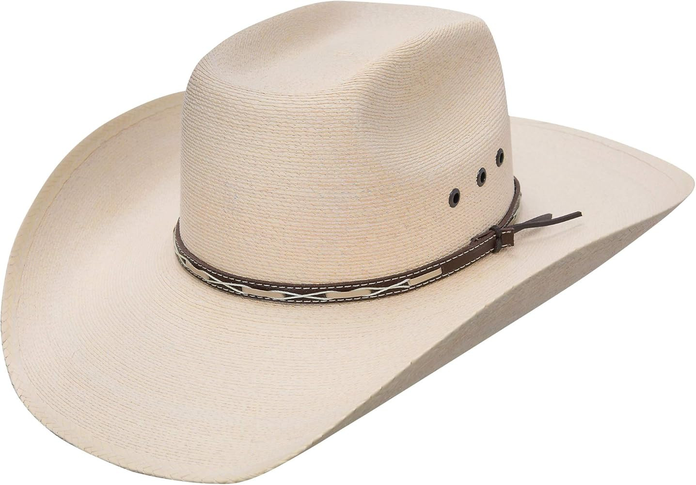 Stetson SSSQRE-7940 Square Eyelets Reg Oval Hat | Amazon (US)