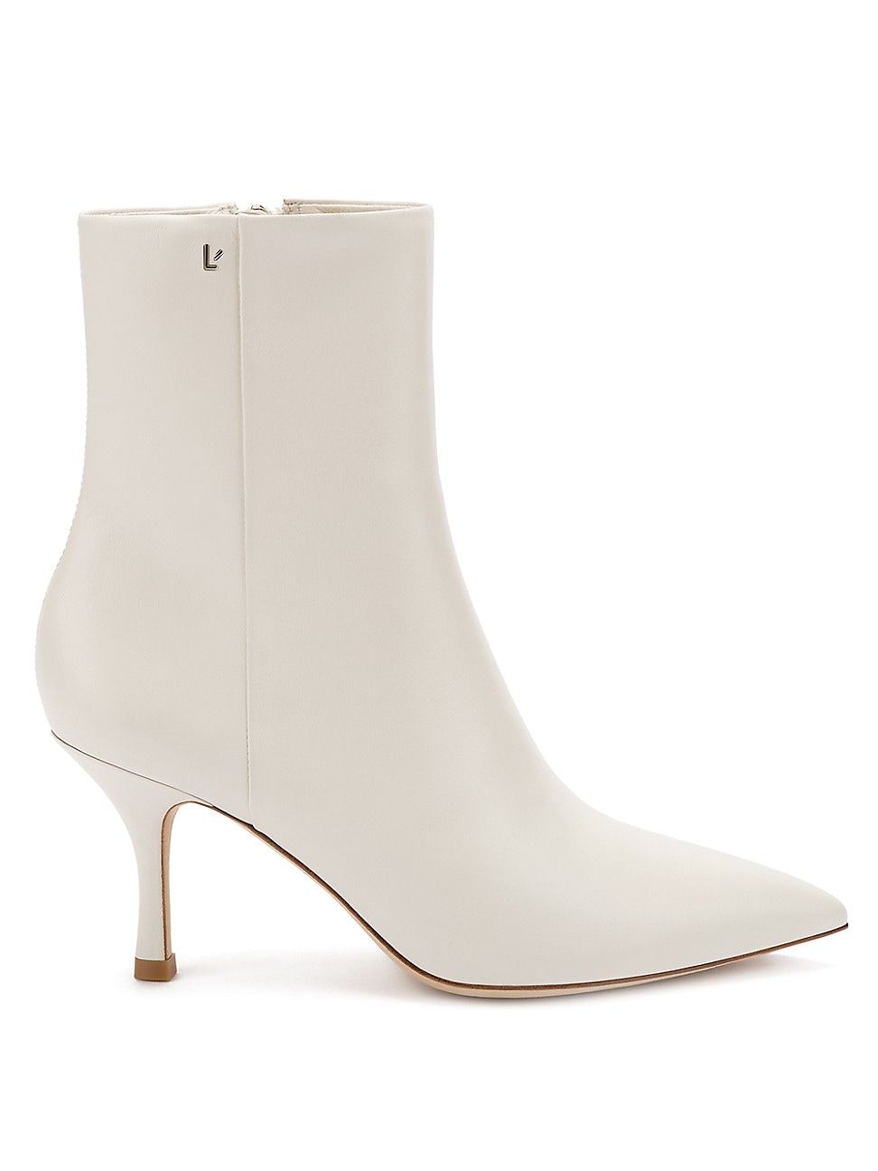 Women's Mini Kate Leather Ankle Booties - Ivory - Size 7 | Saks Fifth Avenue