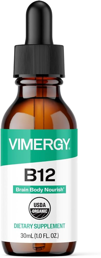 Vimergy USDA Organic Liquid Vitamin B12 Supplement 2500 mcg, Methylcobalamin & Adenosylcobalamin ... | Amazon (US)