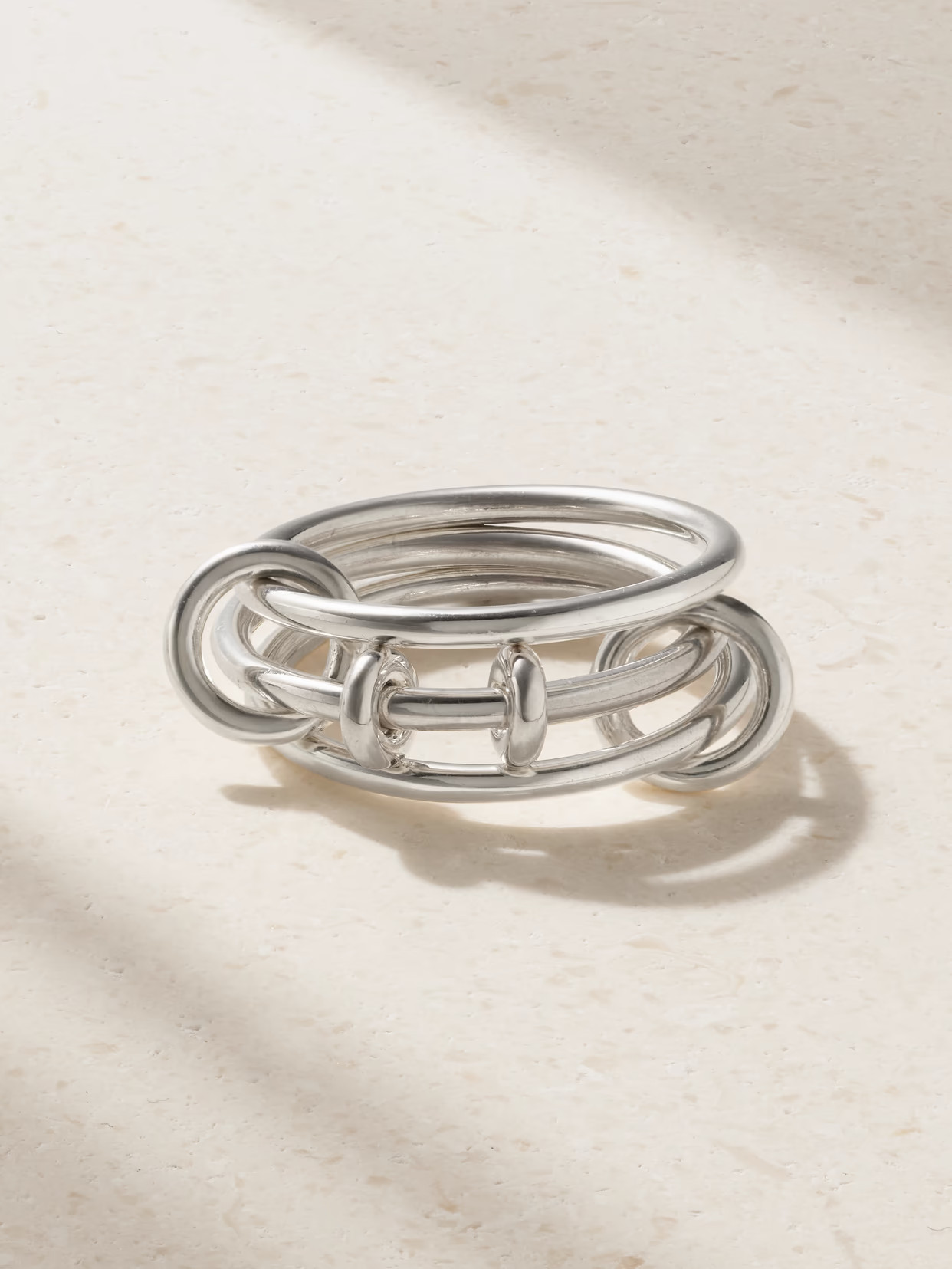 Spinelli Kilcollin - Acacia Set Of Three Sterling Silver Rings - 7 1/2 | NET-A-PORTER (US)